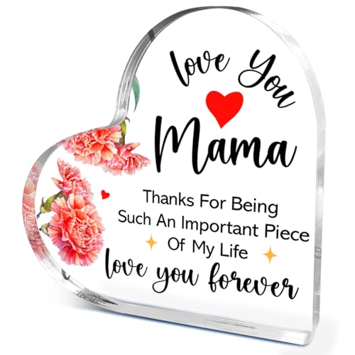 Acryl-Dekoration mit Aufschrift "Thank for Being Such an Important Heart", Geschenk für Mutter von Tochter und Sohn, Geburtstagsgeschenk für Mama, Muttertagsgeschenke für neue Mutter, Dankeschön, Mama Acryl-Dekoration mit Aufschrift "Thank for Being Such an Important Heart", Geschenk für Mutter von Tochter und Sohn, Geburtstagsgeschenk für Mama, Muttertagsgeschenke für neue Mutter, Dankeschön, Mama von EWDMOUK