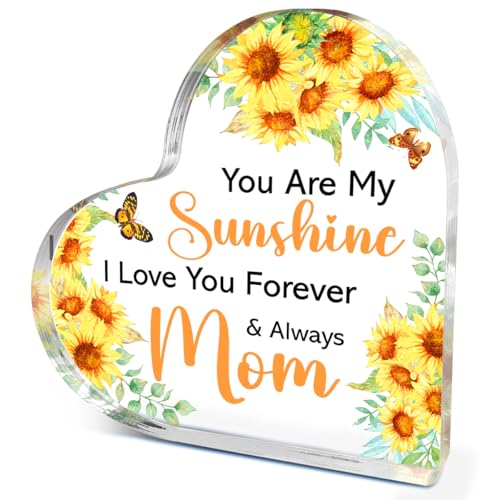 Acryl-Tischdekoration, Aufschrift "You Are My Sunshine", Geschenk für Mutter, Geschenke von Tochter, Sohn, Muttertagsgeschenk für Mutter, cooles Geschenk für Mütter, Geburtstag, Mutter Acryl-Tischdekoration, Aufschrift "You Are My Sunshine", Geschenk für Mutter, Geschenke von Tochter, Sohn, Muttertagsgeschenk für Mutter, cooles Geschenk für Mütter, Geburtstag, Mutter von EWDMOUK