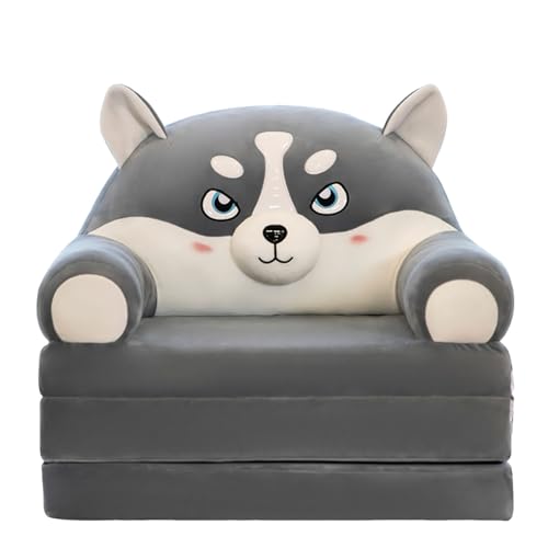 EWFAS Ausklappbares Kindersofa Mini Bärchen Abnehmbarer Bezug Übernachtungssofa Leichtgewicht Kinder Sofa mit Abnehmbarem Bezug Spielsofa Kuschelsofa（Ohne Liner Füller） von EWFAS