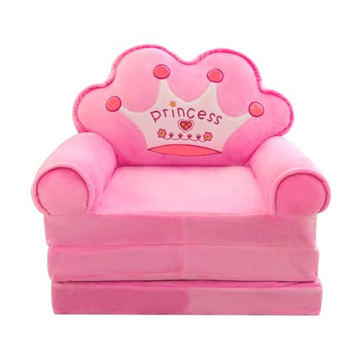 EWFAS Ausklappbares Kindersofa Mini Bärchen Abnehmbarer Bezug Übernachtungssofa Leichtgewicht Kinder Sofa mit Abnehmbarem Bezug Spielsofa Kuschelsofa（Ohne Liner Füller） von EWFAS
