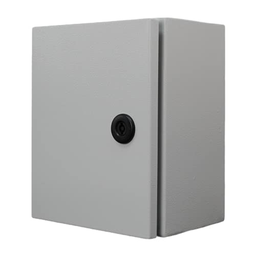 CP - Schaltschrank Metall IP54 inkl. verzinkte Montageplatte Wandmontage mit umlaufend eingeschäumte Spezial Dichtung (20x25x15cm) von EWH-Shop