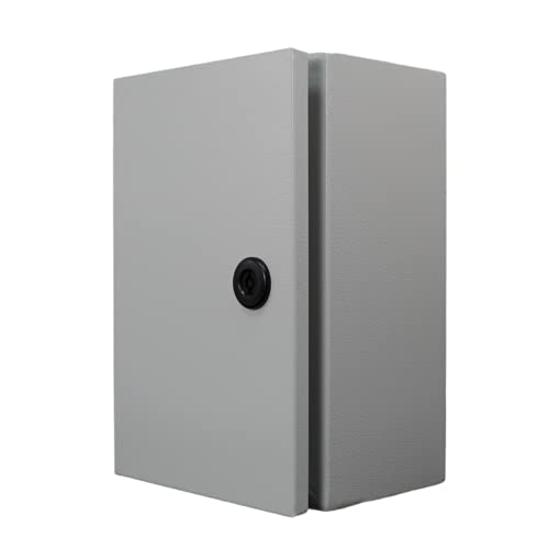 CP - Schaltschrank Metall IP54 inkl. verzinkte Montageplatte Wandmontage mit umlaufend eingeschäumte Spezial Dichtung (20x30x15cm) von EWH-Shop