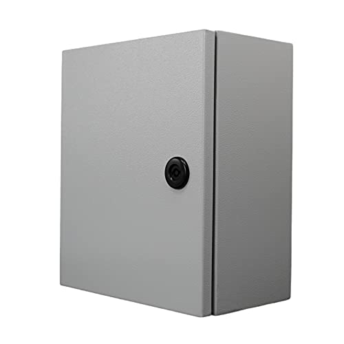 CP - Schaltschrank Metall IP54 inkl. verzinkte Montageplatte Wandmontage mit umlaufend eingeschäumte Spezial Dichtung (25x30x15cm) von EWH-Shop