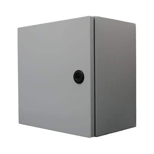 CP - Schaltschrank Metall IP54 inkl. verzinkte Montageplatte Wandmontage mit umlaufend eingeschäumte Spezial Dichtung (30x30x20cm) von EWH-Shop