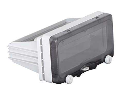 EWH-Shop Einphasig oder Dreiphasig TPelectric Einbau Sicherungskasten mit Klappfenster Einbaurahmen IP67 4-12 Module (8 Module) von EWH-Shop