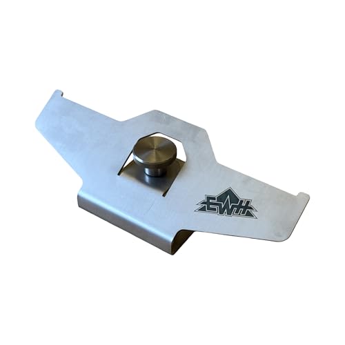 EWH Adapter Flammlachsbrett für Feuerplatte - Edelstahl | Passend für Feuerplatten 4 bis 15 mm | Montagekit Flammlachshalter von EWH