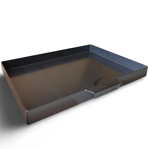 EWH Aschebehälter Aschekasten Aussengrill Aussenkamin Aschepfanne Grill Kamin (55 x 40 cm) von EWH