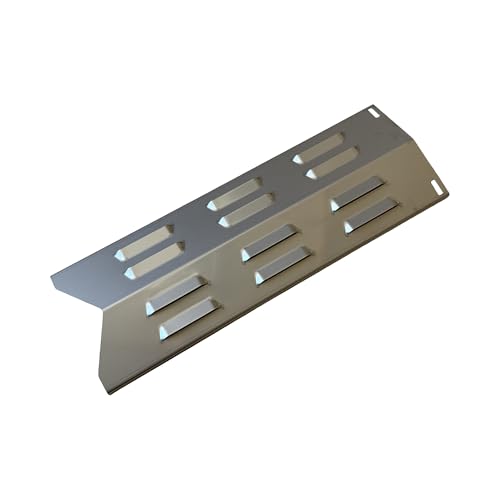 EWH Edelstahl Brennerabdeckung für Klarstein Luciver 2.0 T - Größe: LxBxH 37,2 x 13 x 2, cm (Bitte vor dem Kauf prüfen !) - 1 Stück Flammenverteiler Brennerzelt von EWH