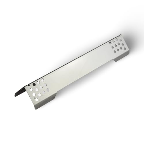 EWH Flammenabdeckung für Gasgrills Rösle Videro G2 & G2-S, G3 & G3-S, G4 & G4-S, G6 & G6-S, Solider Edelstahl 1.4301 (402 x 77 x 54 mm) Brennerabdeckung Flammenverteiler von EWH