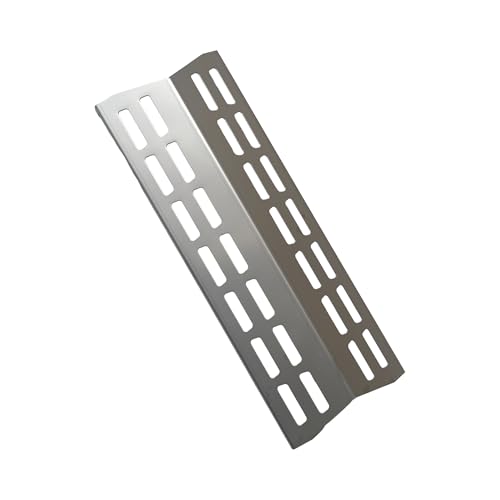 Edelstahl Brennerabdeckung f. Gasgrill Landmann Grillchef 12739 & 12739B (Maße: 39 x 14 x 4 cm) Einseitig mit Rastnasen ! Menge: 1 Stück ! von EWH
