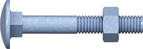 Schloßschraube mit Mutter M 10 x 100 DIN 603 verzinkt 30 St. von EWH