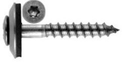 Spenglerschrauben, 4,5 x 60 mm Scheibe 15 mm V2A Torx 200 Stk. von EWH