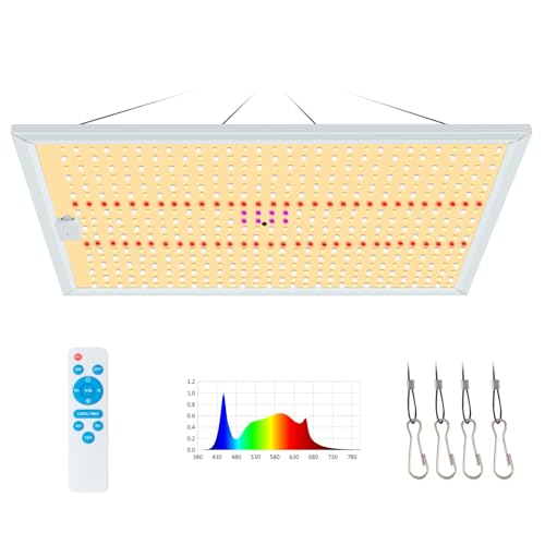 EWITTTI Pflanzenlampe,Grow Lampe 540LEDs Pflanzenlampe Led Vollspektrum, 1000W äquivalente Ferngesteuertes Pflanzenlicht Fernbedienung 10 Levels Dimmen von EWITTTI