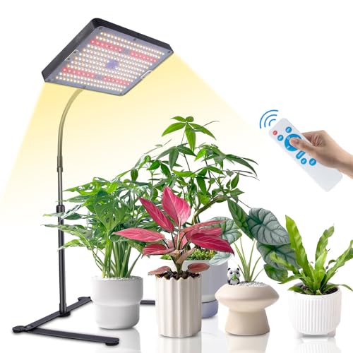 EWITTTI Pflanzenlampe LED Wachstumslichter für Zimmerpflanzen, Grow lampe,242 LEDs mit 4/8/12-Stunden-Timer,200W äquivalente höhenverstellbare Wachstumslichter mit Fernbedienung von EWITTTI