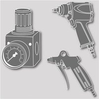 Blaspistole, Kunststoff, dosierbar, Stecker NW7,2 Düse 1,5mm - EWO von EWO