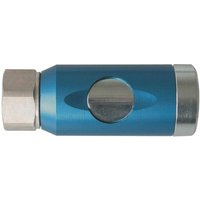 Sicherheitskupplung mit Druckknopf drehbar, blau,NW 7,4mm ig G1/2 - EWO von EWO