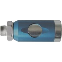 Ewo ® - Sicherheitskupplung mit Druckknopf drehbar, blau, nw 7,4mm ag G1/2 ewo von EWO