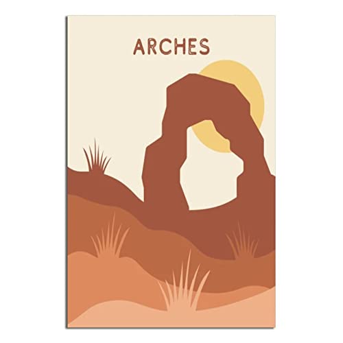 Arches National Park Vintage Reise Poster Leinwand Kunst Poster Geschenk Wanddekoration Malerei Poster Dekorative Poster Arches National Park Vintage Reise Poster Leinwand Kunst Poster Geschenk Wanddekoration Malerei Poster Dekorative Poster von EWPLOREWASP