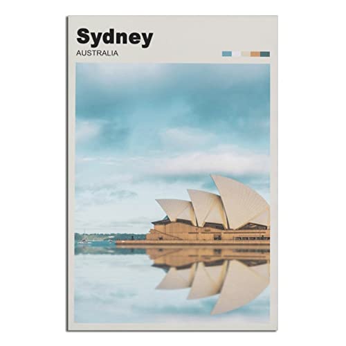 Australien Sydney Vintage Reiseposter Leinwand Kunst Poster Geschenk Wanddekoration Malerei Poster Dekorative Poster von EWPLOREWASP