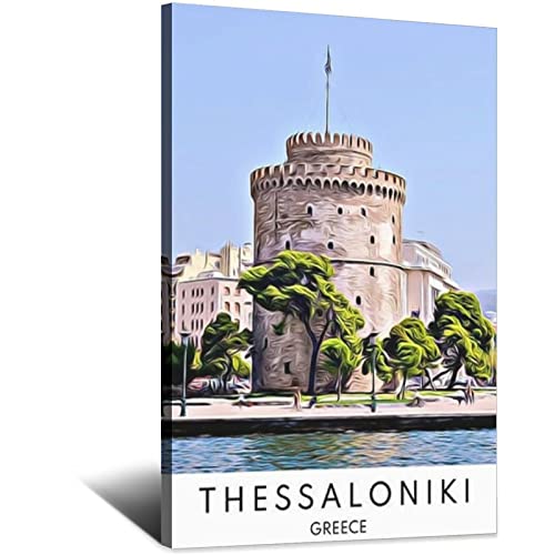 EWPLOREWASP Thessaloniki Griechenland Vintage Reise Poster Leinwand Kunst Poster Geschenk Wanddekoration Malerei Poster Dekorative Poster EWPLOREWASP Thessaloniki Griechenland Vintage Reise Poster Leinwand Kunst Poster Geschenk Wanddekoration Malerei Poster Dekorative Poster von EWPLOREWASP