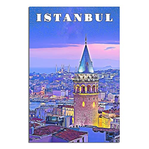 EWPLOREWASP Vintage Reiseposter Istanbul Leinwand Kunst Poster Wanddekoration Modern Wohnzimmer EWPLOREWASP Vintage Reiseposter Istanbul Leinwand Kunst Poster Wanddekoration Modern Wohnzimmer von EWPLOREWASP
