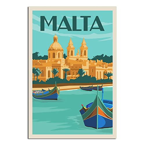 Malta Vintage Reiseposter Leinwand Kunst Poster Geschenk Wanddekoration Malerei Poster Dekorative Poster Malta Vintage Reiseposter Leinwand Kunst Poster Geschenk Wanddekoration Malerei Poster Dekorative Poster von EWPLOREWASP