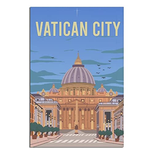 Vatikanstadt Vintage Reiseposter Leinwand Kunst Poster Geschenk Wanddekoration Gemälde Poster Dekorative Poster Vatikanstadt Vintage Reiseposter Leinwand Kunst Poster Geschenk Wanddekoration Gemälde Poster Dekorative Poster von EWPLOREWASP