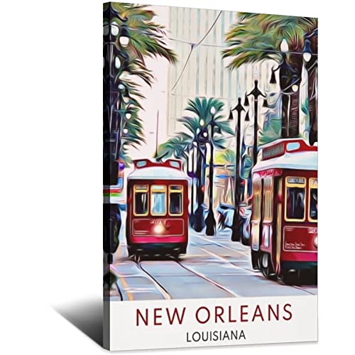 Vintage Reiseposter New Orleans Leinwand Kunst Poster Geschenk Wanddekoration Malerei Poster Dekorative Poster Vintage Reiseposter New Orleans Leinwand Kunst Poster Geschenk Wanddekoration Malerei Poster Dekorative Poster von EWPLOREWASP
