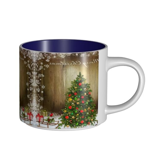 EWQrtyy Christmas Tree2 Keramikbecher mit großem Fassungsvermögen, praktische Tassen für Cafés und Büros, bequemer Griff, stabiler Boden EWQrtyy Christmas Tree2 Keramikbecher mit großem Fassungsvermögen, praktische Tassen für Cafés und Büros, bequemer Griff, stabiler Boden von EWQrtyy