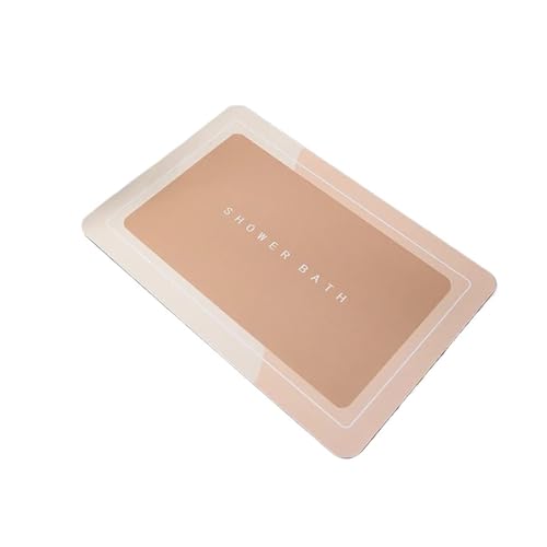 EWUHYFP Home Decoration Bodenmatte Dusche Badematte Badezimmer Anti-Rutsch-Teppich Teppich Einfache Küche Eingang Weiche Tür Badewanne Seitenbadematte(F-Yellow,40X60cm) von EWUHYFP