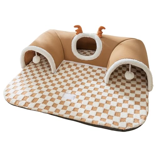 Cat, Elk, Hide and Seek, Cat, Tunnel, Play and Sleep in One, Cat Nest, Pet Nest, Dog Nest, Sofa M:65 * 40cm von EWUYKMC