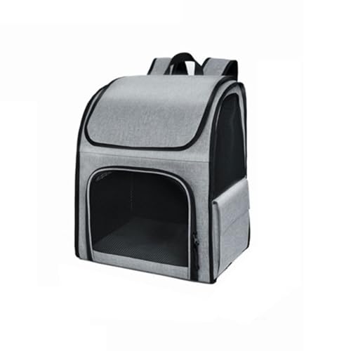 Cat Bag for Outdoor use, Portable, Breathable, Large Capacity, Foldable and Detachable, cat and Dog pet Bag (Light Gray) von EWUYKMC