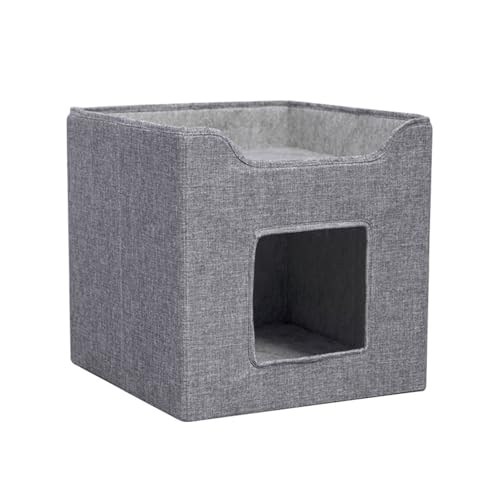 Cat Nest Double Layer Foldable Four Season Universal Scratch Column Sisal Bucket Scratch Column - Second Layer Grey Cat Nest Double Layer Foldable Four Season Universal Scratch Column Sisal Bucket Scratch Column - Second Layer Grey von EWUYKMC