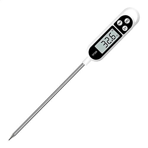 Grillthermometer | Fleischthermometer mit Edehlstahl-Nadel | kabelloses digitales Küchenthermometer | EUROXANTY Küchenzubehör | 15 cm von EX