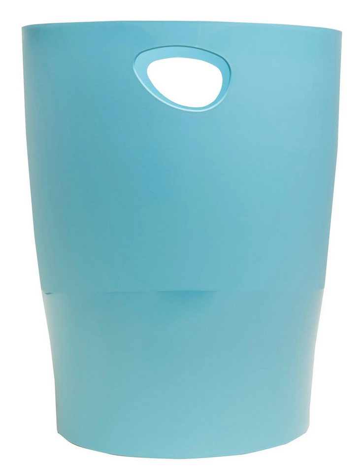 EXACOMPTA Aufbewahrungsbox 8x Papierkorb Ecobin, Kollektion Pop N'Co - Cyan - 45391D, Papierkorb von EXACOMPTA