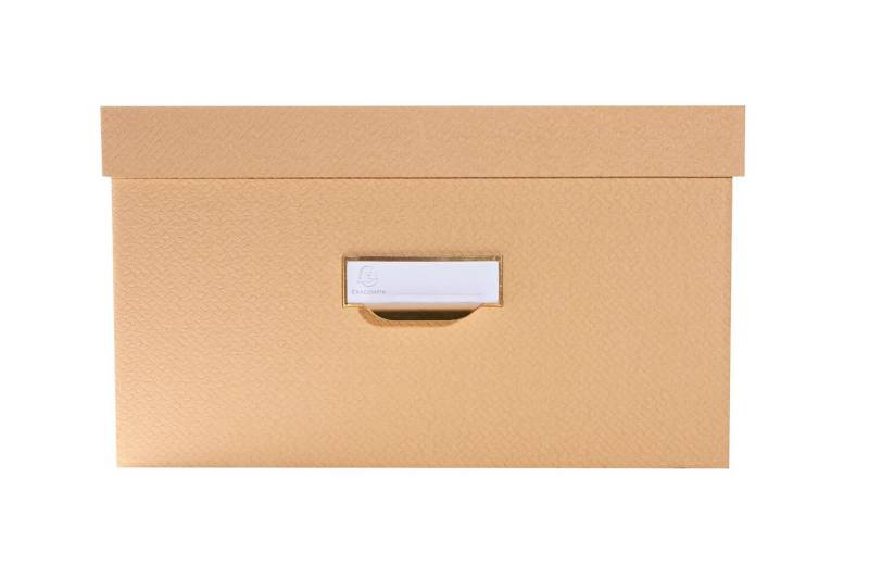 EXACOMPTA Aufbewahrungsbox Set mit 3 Boxen, Office by me - Beige - 79602E, Bodenpresentation Display von EXACOMPTA
