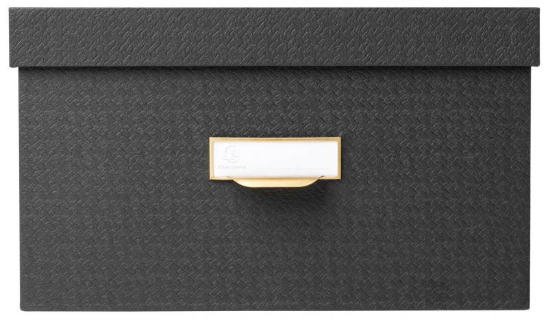 EXACOMPTA Aufbewahrungsbox Set mit 3 Boxen, Office by me - Schwarz - 79601E, Bodenpresentation Display EXACOMPTA Aufbewahrungsbox Set mit 3 Boxen, Office by me - Schwarz - 79601E, Bodenpresentation Display von EXACOMPTA