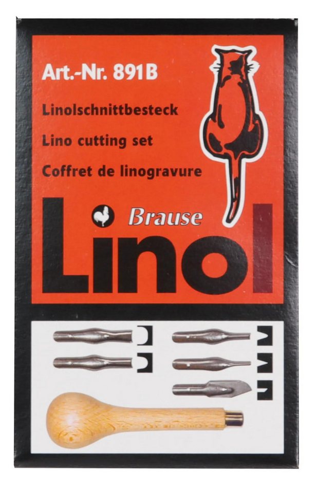 EXACOMPTA Farbwalze Linolschnitt-Set 891B, BRAUSE von EXACOMPTA