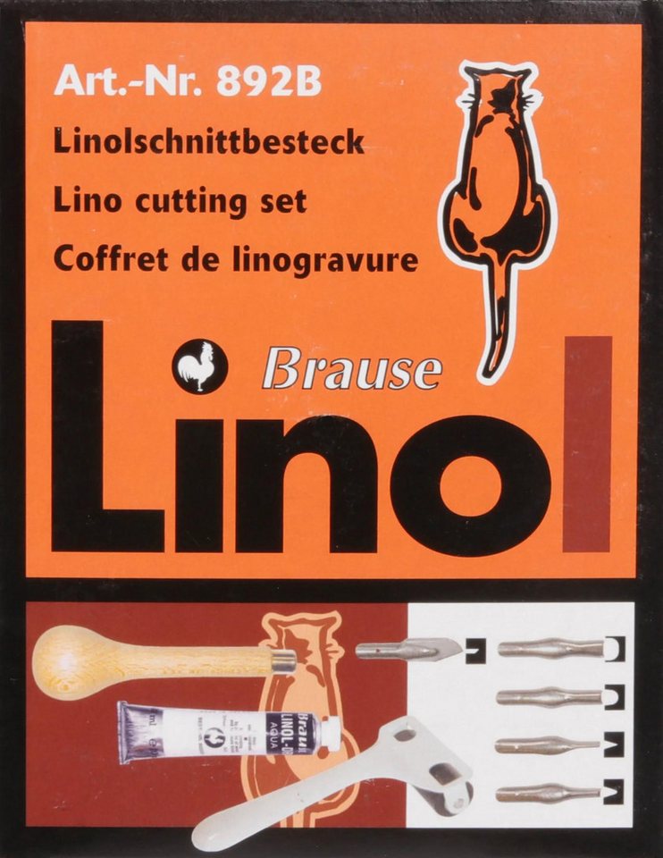 EXACOMPTA Farbwalze Linolschnitt-Set 892B, BRAUSE von EXACOMPTA