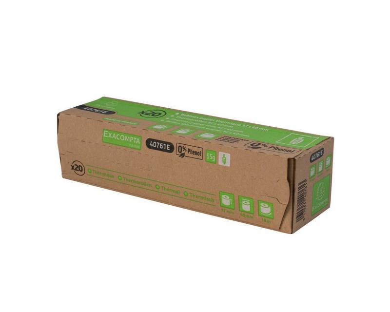 EXACOMPTA Kasserolle Exacompta Thermorolle 40761E 57mmx18m 20St. von EXACOMPTA