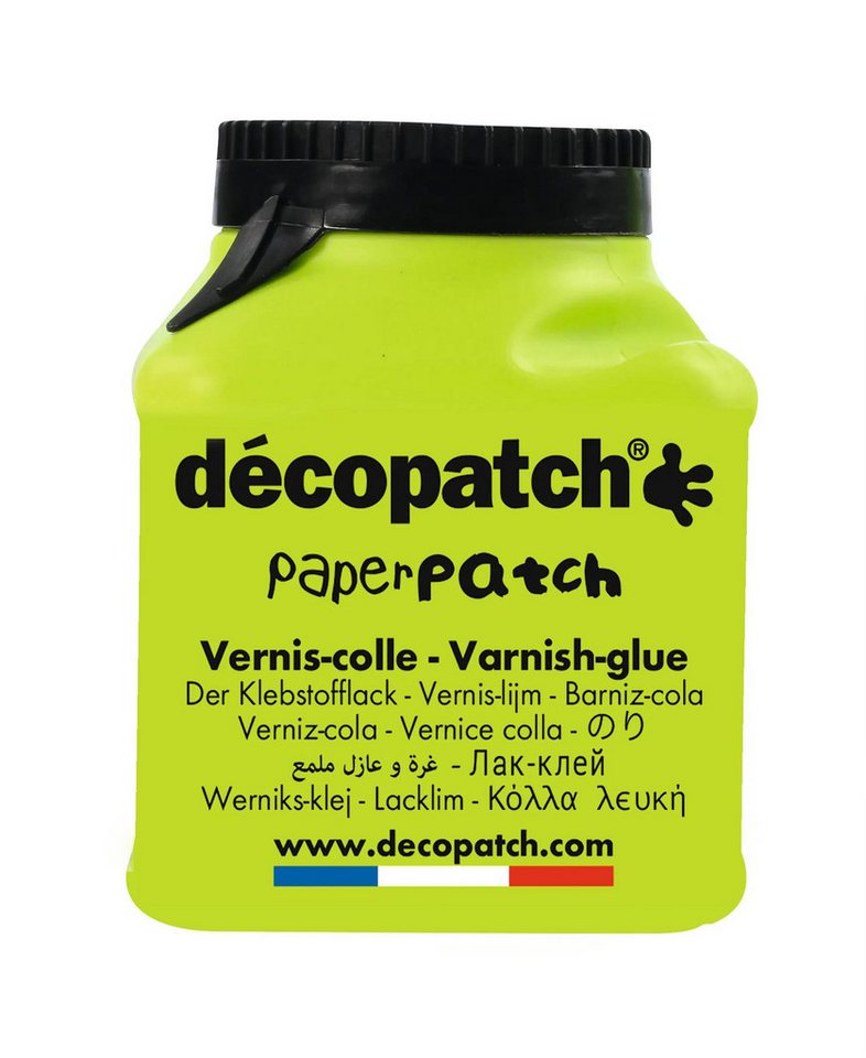 EXACOMPTA Klebeband 24x Klebstofflack PaperPatch 180ml mehrsprachig - Grün PP150AO DECO-Liquides von EXACOMPTA