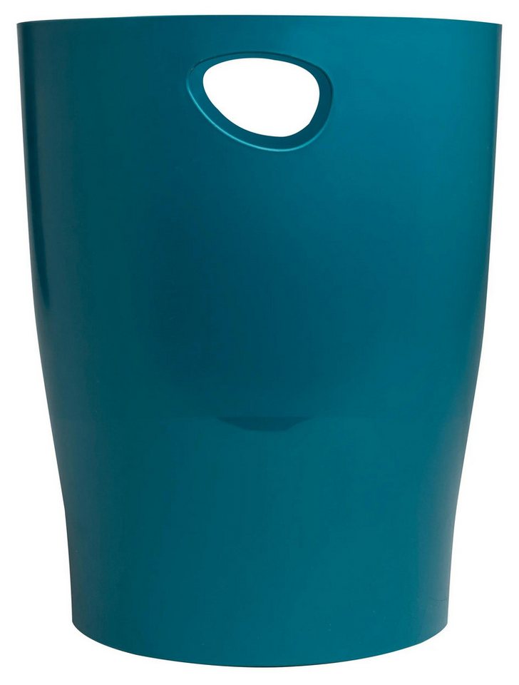EXACOMPTA Mülleimer 8x Papierkorb Ecobin, Neo Deco - Bleu canard - 45328D, Papierkorb von EXACOMPTA