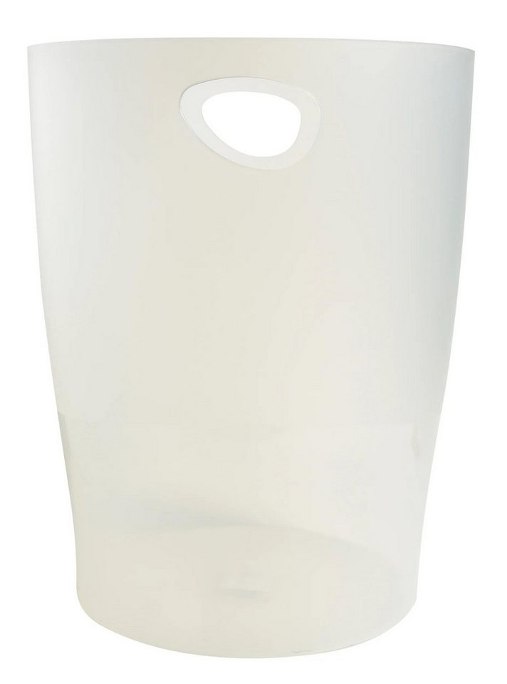 EXACOMPTA Papierkorb 8x Papierkorb ECOBIN, 15 Liter, Office - Frostweiß - 45357D, Papierkorb von EXACOMPTA
