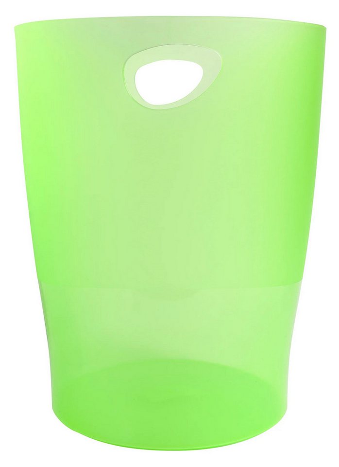 EXACOMPTA Papierkorb 8x Papierkorb Ecobin, 15 Liter, Linicolor - Apfelgrün - 45397D, Papierkorb von EXACOMPTA