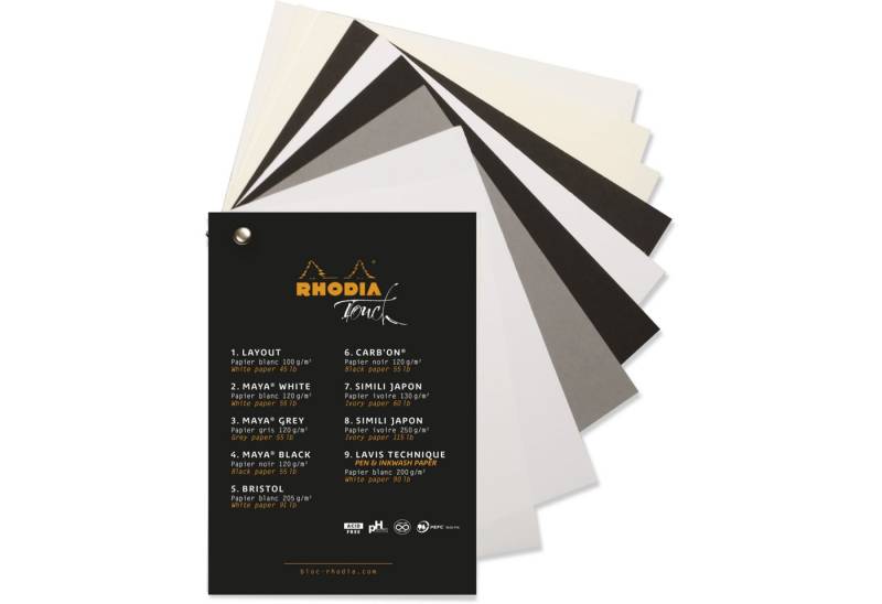 Rhodia Poster Touch Farbfächer 15,5 x 20 x 15,5 cm RCDIVERS36, Rhodia, Blöcke, Hefte und Notizbücher von Rhodia