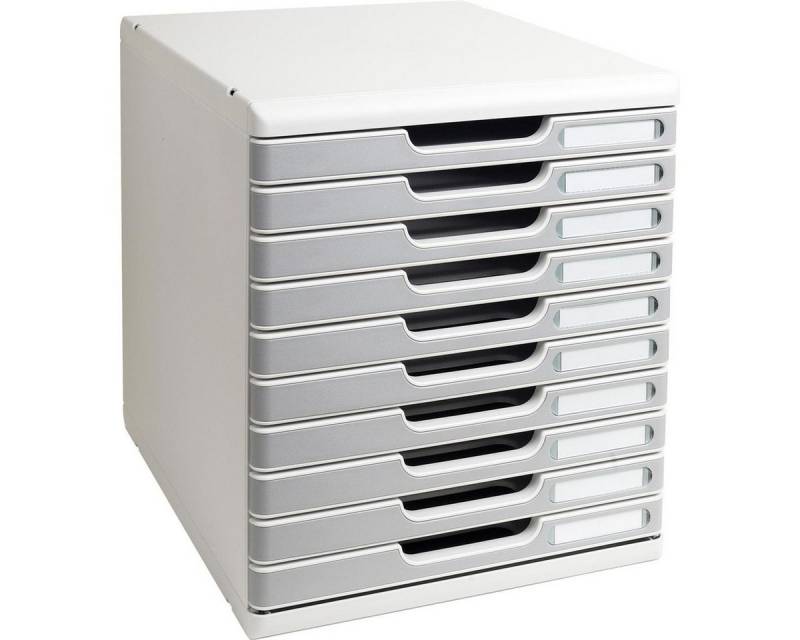 EXACOMPTA Schublade Modulo steingrau 302041D, DIN A4 mit 10 Schubladen EXACOMPTA Schublade Modulo steingrau 302041D, DIN A4 mit 10 Schubladen von EXACOMPTA