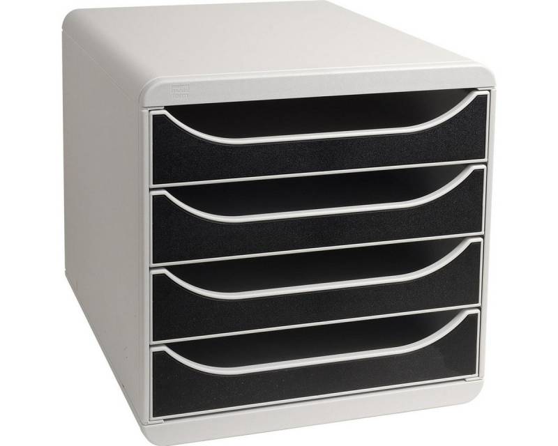 EXACOMPTA Schubladenbox EXACOMPTA Schubladenbox BIG-BOX, 4 Schbe, lichtgrau EXACOMPTA Schubladenbox EXACOMPTA Schubladenbox BIG-BOX, 4 Schbe, lichtgrau von EXACOMPTA