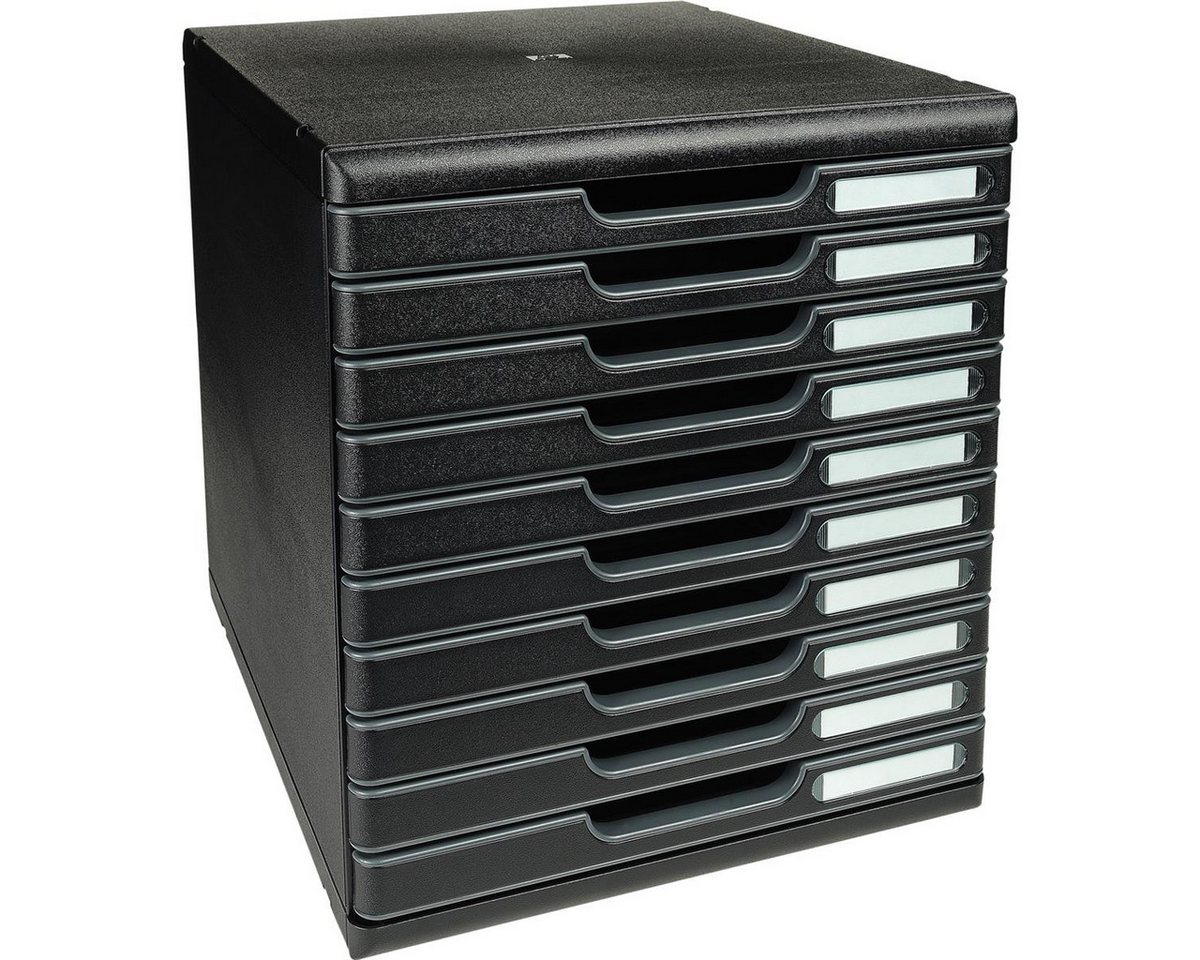 EXACOMPTA Schubladenbox EXACOMPTA Schubladenbox MODULO A4, 10 Schübe, schwarz EXACOMPTA Schubladenbox EXACOMPTA Schubladenbox MODULO A4, 10 Schübe, schwarz von EXACOMPTA