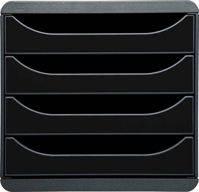 EXACOMPTA Schubladenbox Schubladenbox Big Box Plus 4 offene Schubladen Glossy Schwarz 3104214D, Boxen einzen EXACOMPTA Schubladenbox Schubladenbox Big Box Plus 4 offene Schubladen Glossy Schwarz 3104214D, Boxen einzen von EXACOMPTA