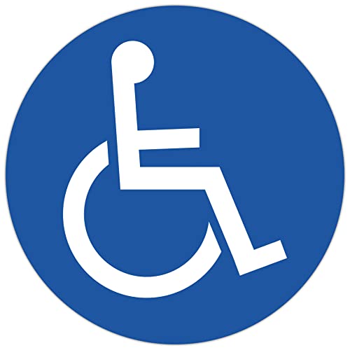 Exacompta 67113E Schwerbehindertenparkplatz Hinweisschild Ø30cm mit Aufhänger aus UV-beständigem PVC Schilder Warnhinweis Sticker Aufkleber Türschild Exacompta 67113E Schwerbehindertenparkplatz Hinweisschild Ø30cm mit Aufhänger aus UV-beständigem PVC Schilder Warnhinweis Sticker Aufkleber Türschild von Exacompta